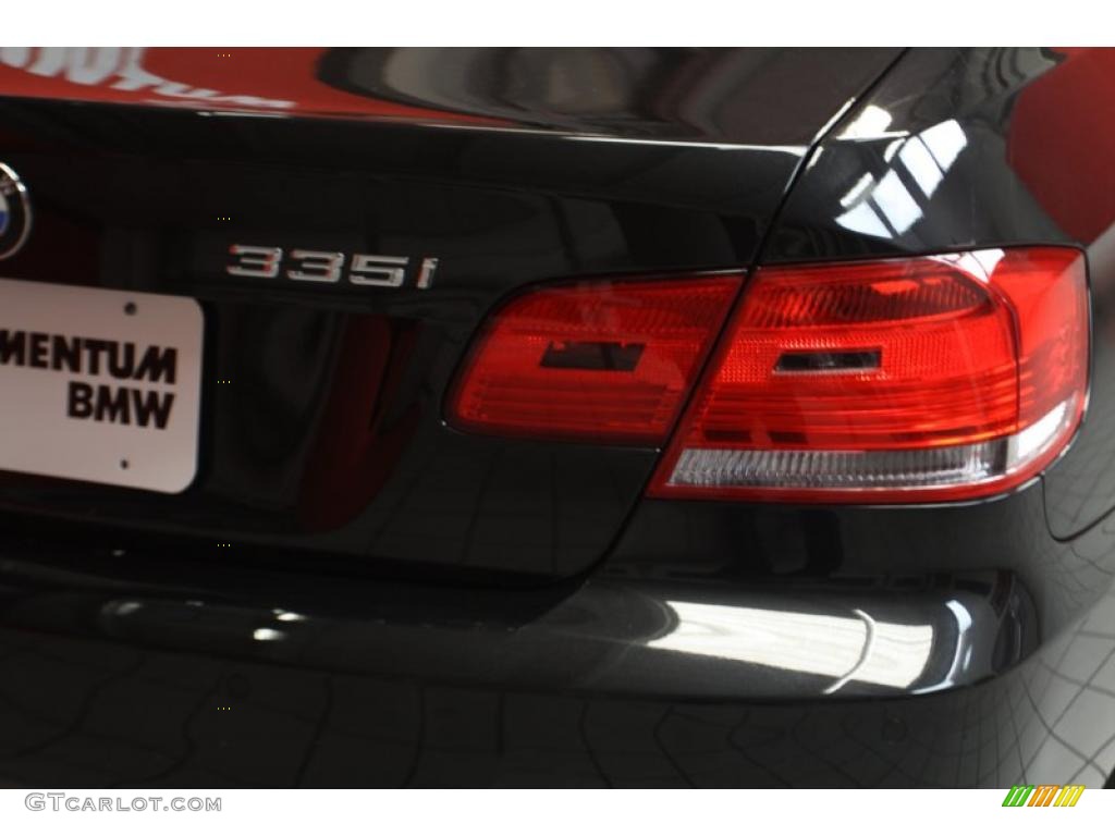 2010 3 Series 335i Coupe - Jet Black / Black photo #15