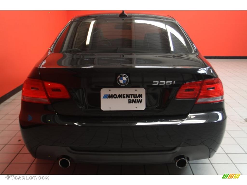 2010 3 Series 335i Coupe - Jet Black / Black photo #16
