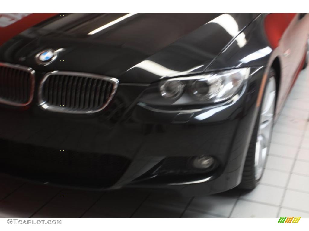 2010 3 Series 335i Coupe - Jet Black / Black photo #20