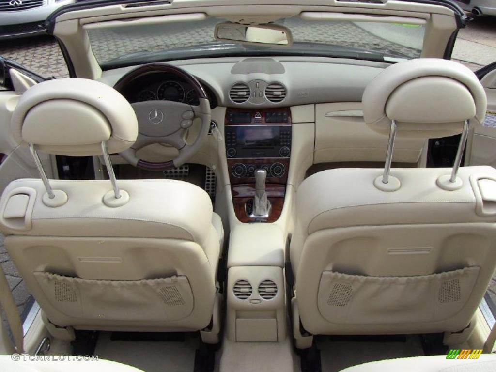 Stone Interior 2005 Mercedes-Benz CLK 320 Cabriolet Photo #46665380