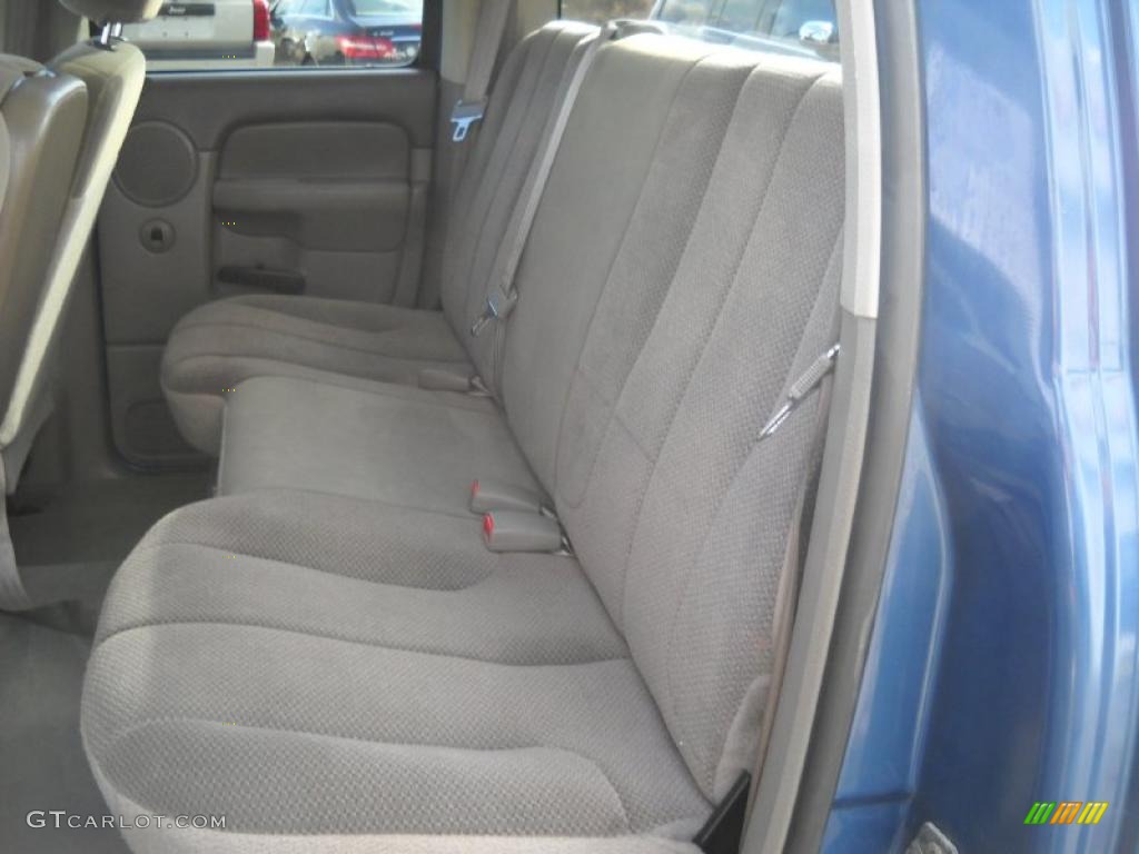 Taupe Interior 2002 Dodge Ram 1500 SLT Quad Cab 4x4 Photo #46665650