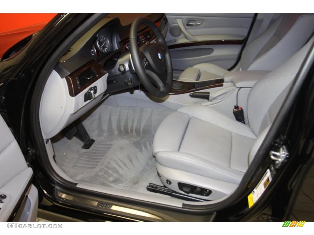 Gray Dakota Leather Interior 2011 BMW 3 Series 335i Sedan Photo #46665818