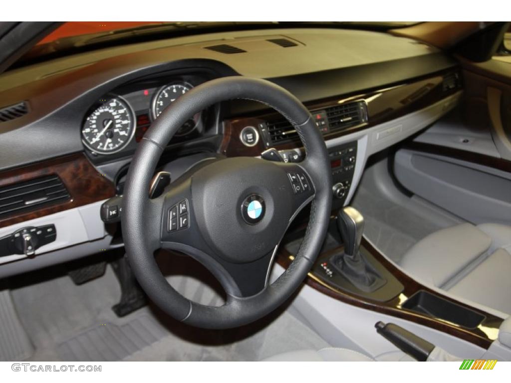 Gray Dakota Leather Interior 2011 BMW 3 Series 335i Sedan Photo #46665878