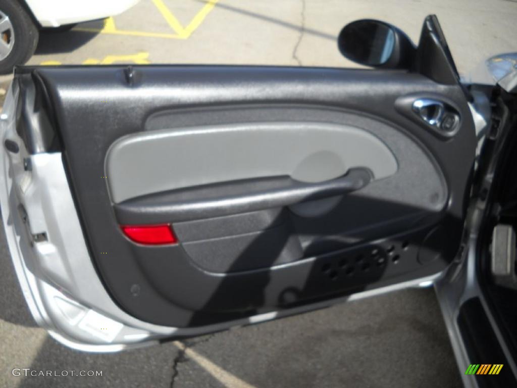 2005 Chrysler PT Cruiser GT Convertible Dark Slate Gray Door Panel Photo #46665935