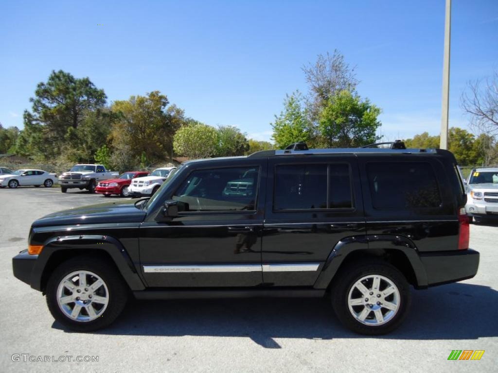 2010 Commander Limited - Brilliant Black Crystal Pearl / Dark Slate Gray photo #2