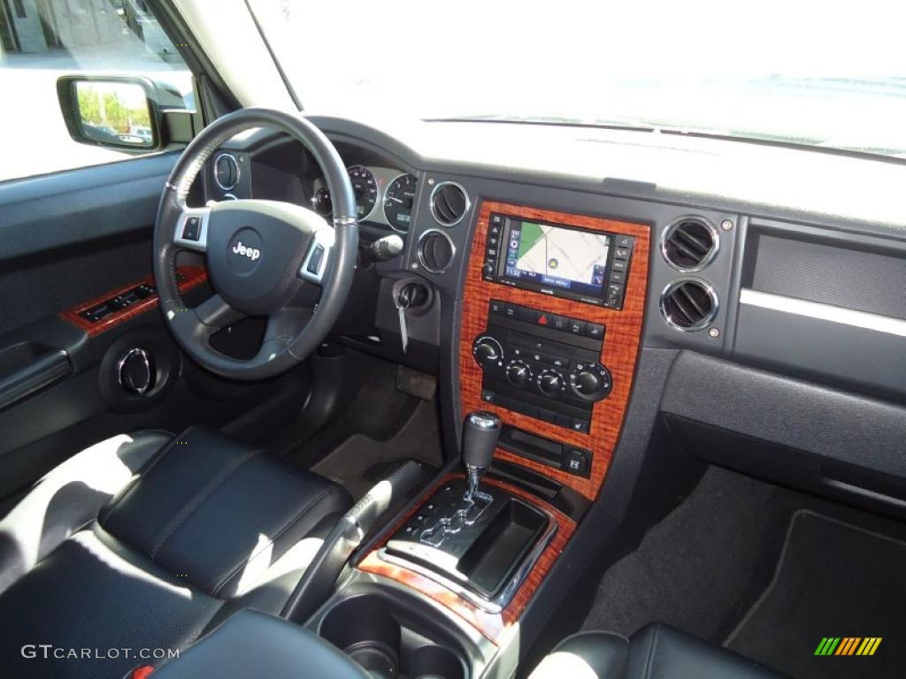 2010 Jeep Commander Limited Dark Slate Gray Dashboard Photo #46667120