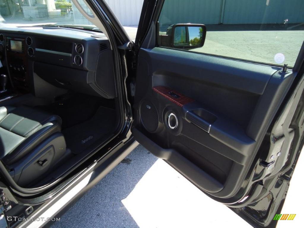 2010 Commander Limited - Brilliant Black Crystal Pearl / Dark Slate Gray photo #18