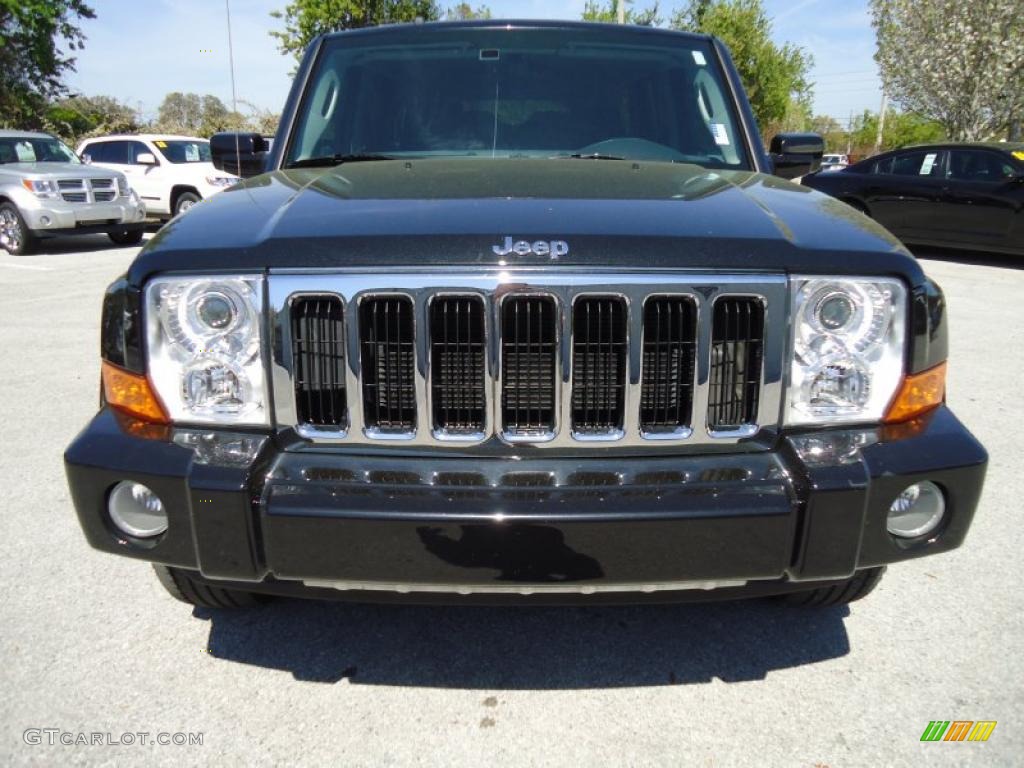 Brilliant Black Crystal Pearl 2010 Jeep Commander Limited Exterior Photo #46667177