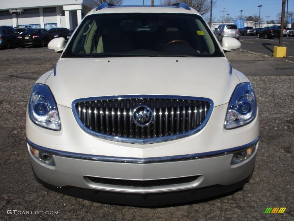 2008 Enclave CXL - Platinum Ice Metallic / Cashmere/Cocoa photo #2