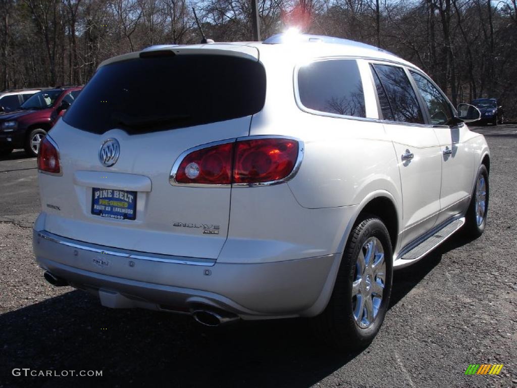 2008 Enclave CXL - Platinum Ice Metallic / Cashmere/Cocoa photo #4