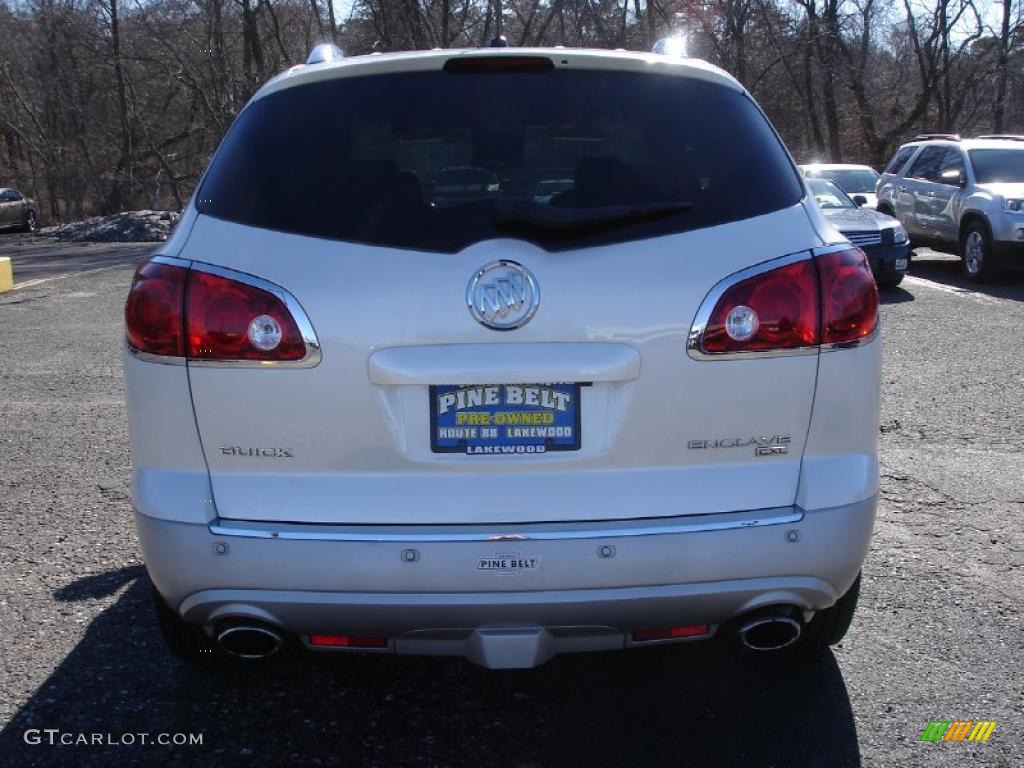 2008 Enclave CXL - Platinum Ice Metallic / Cashmere/Cocoa photo #5