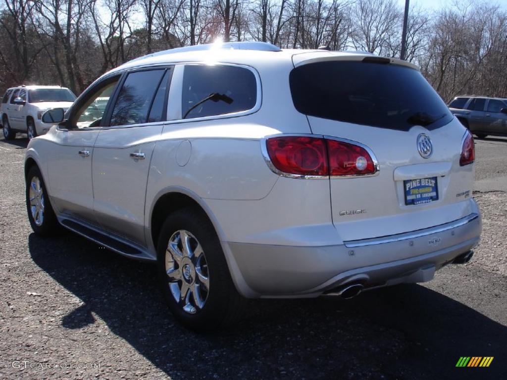 2008 Enclave CXL - Platinum Ice Metallic / Cashmere/Cocoa photo #6