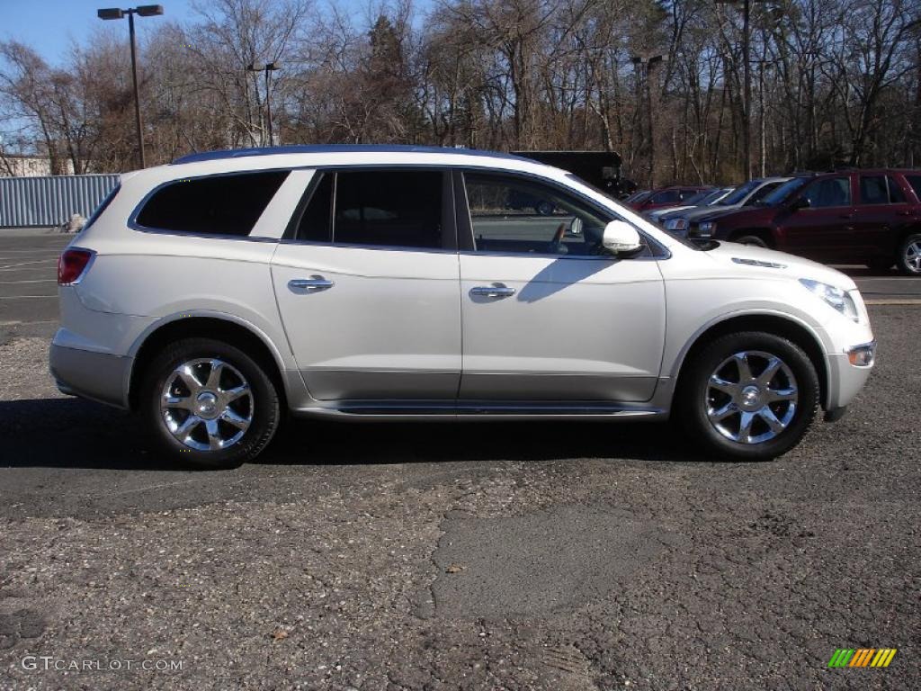 2008 Enclave CXL - Platinum Ice Metallic / Cashmere/Cocoa photo #7