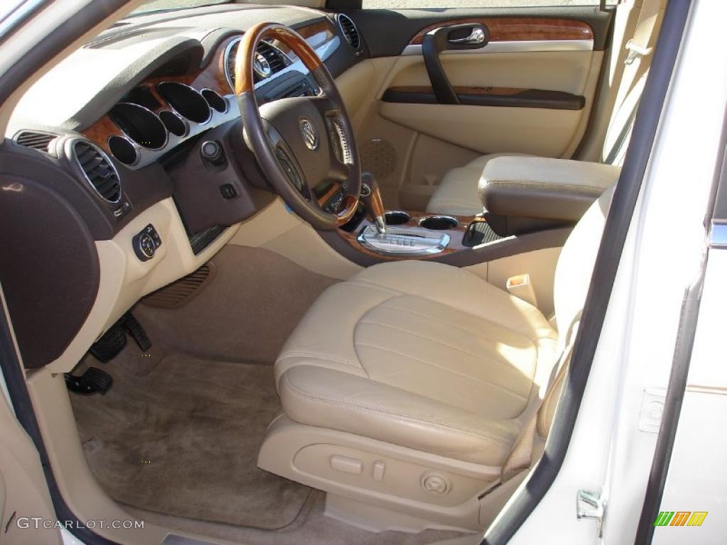 2008 Enclave CXL - Platinum Ice Metallic / Cashmere/Cocoa photo #10