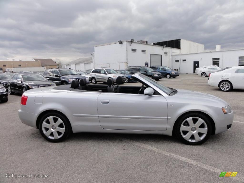 Light Silver Metallic 2004 Audi A4 1.8T Cabriolet Exterior Photo #46667627