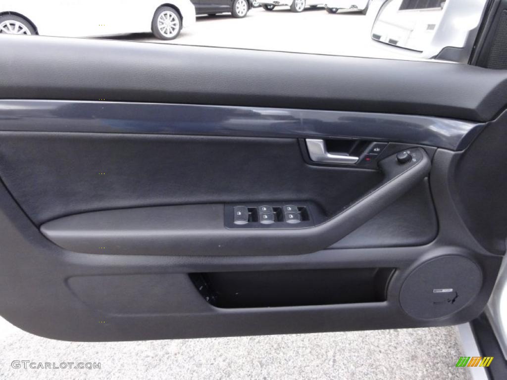 2004 A4 1.8T Cabriolet - Light Silver Metallic / Black photo #14