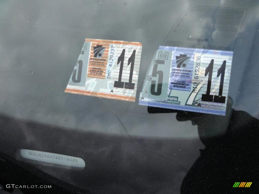 2004 A4 1.8T Cabriolet - Light Silver Metallic / Black photo #38