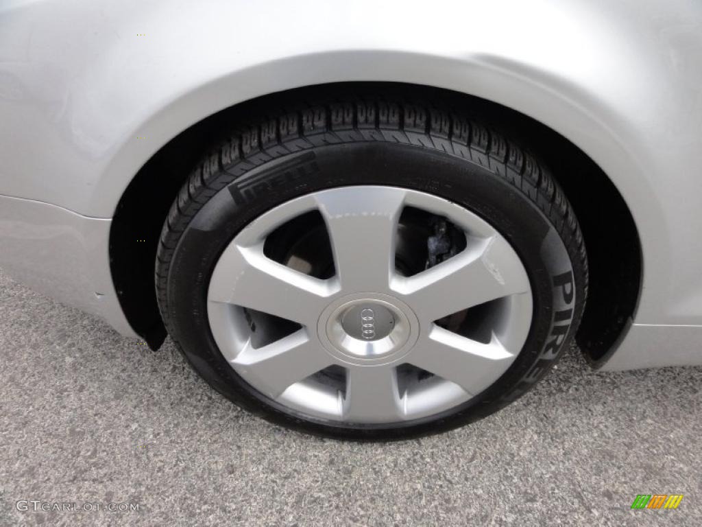 2004 A4 1.8T Cabriolet - Light Silver Metallic / Black photo #39