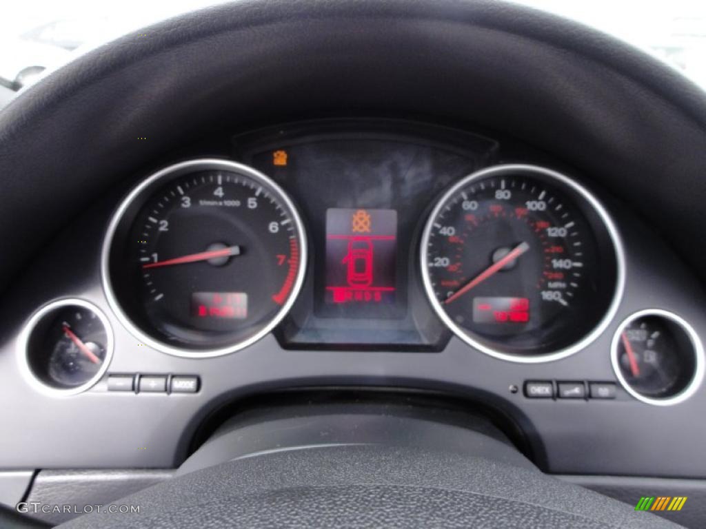 2004 A4 1.8T Cabriolet - Light Silver Metallic / Black photo #46