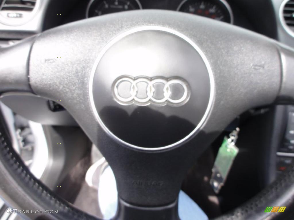 2004 A4 1.8T Cabriolet - Light Silver Metallic / Black photo #48