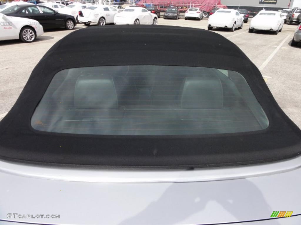 2004 A4 1.8T Cabriolet - Light Silver Metallic / Black photo #51