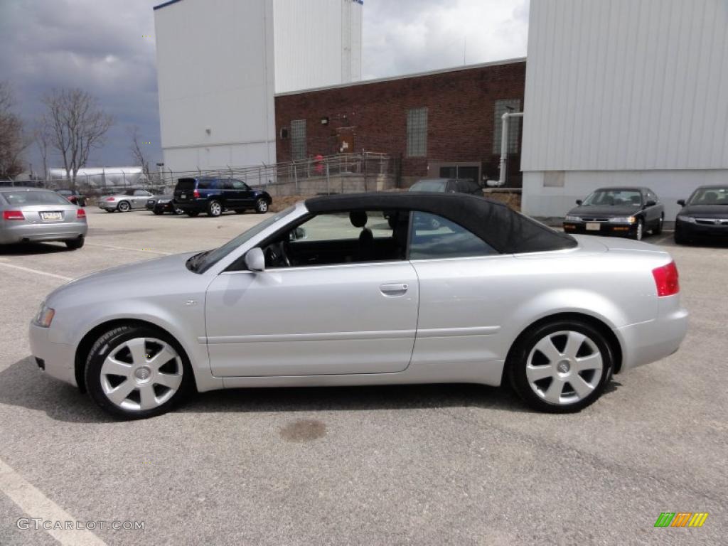 Light Silver Metallic 2004 Audi A4 1.8T Cabriolet Exterior Photo #46668335