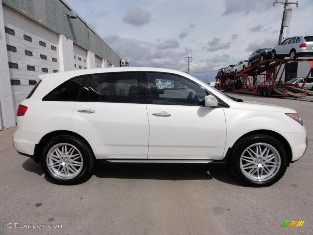 2007 MDX Sport - Aspen White Pearl / Bordeaux photo #7