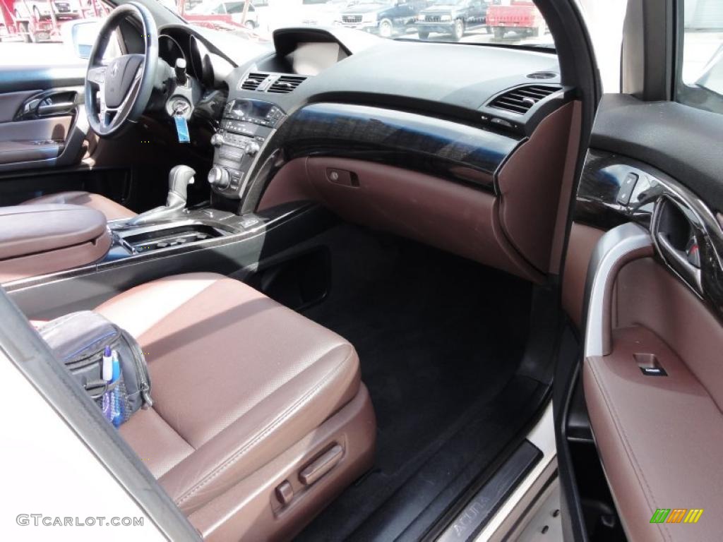 2007 MDX Sport - Aspen White Pearl / Bordeaux photo #18