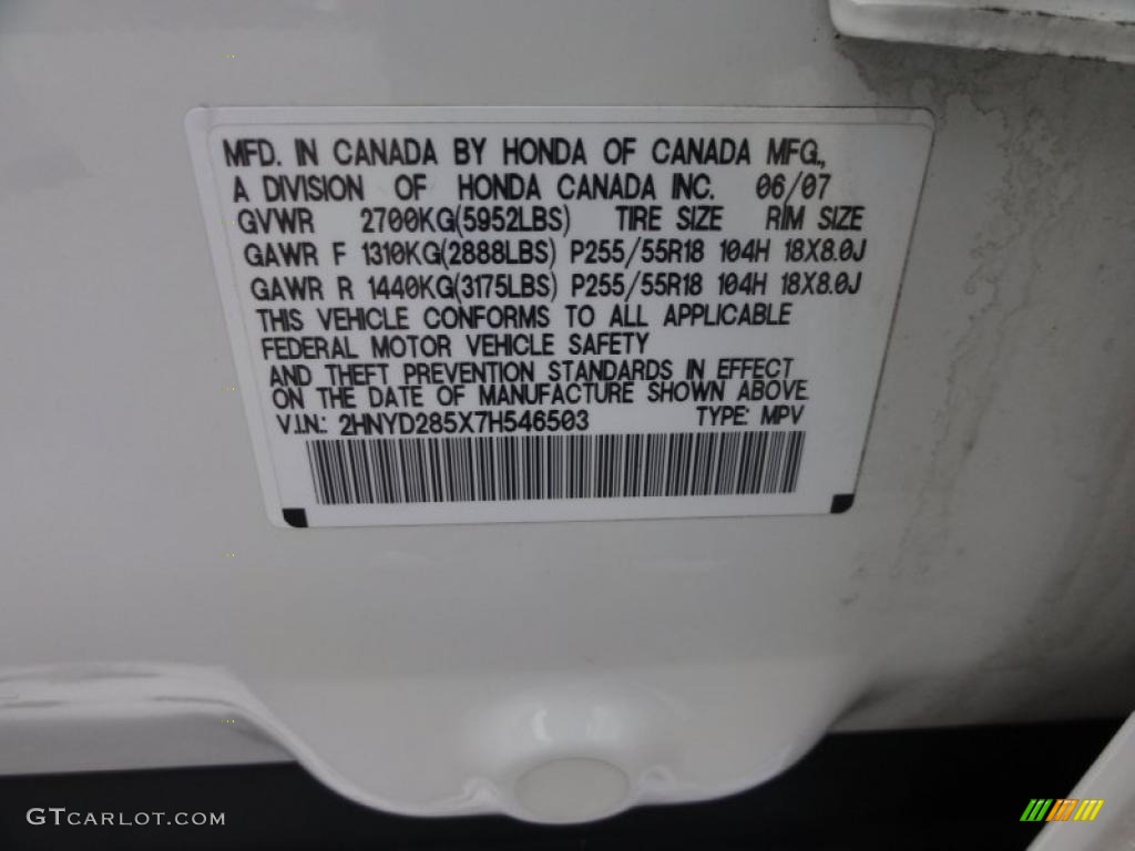 2007 MDX Sport - Aspen White Pearl / Bordeaux photo #56