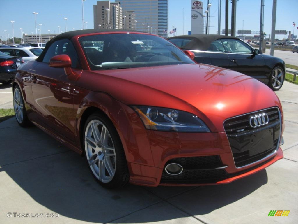 Volcano Red Metallic 2011 Audi TT 2.0T quattro Roadster Exterior Photo #46669733