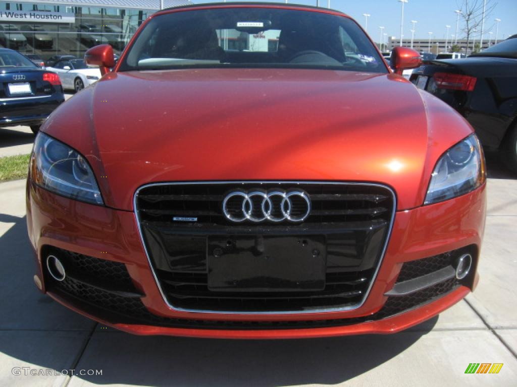 Volcano Red Metallic 2011 Audi TT 2.0T quattro Roadster Exterior Photo #46669751