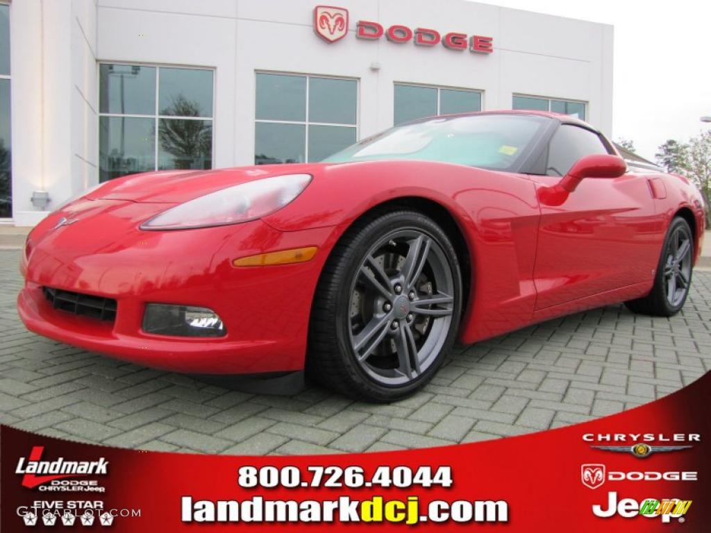 2008 Corvette Coupe - Victory Red / Ebony photo #1