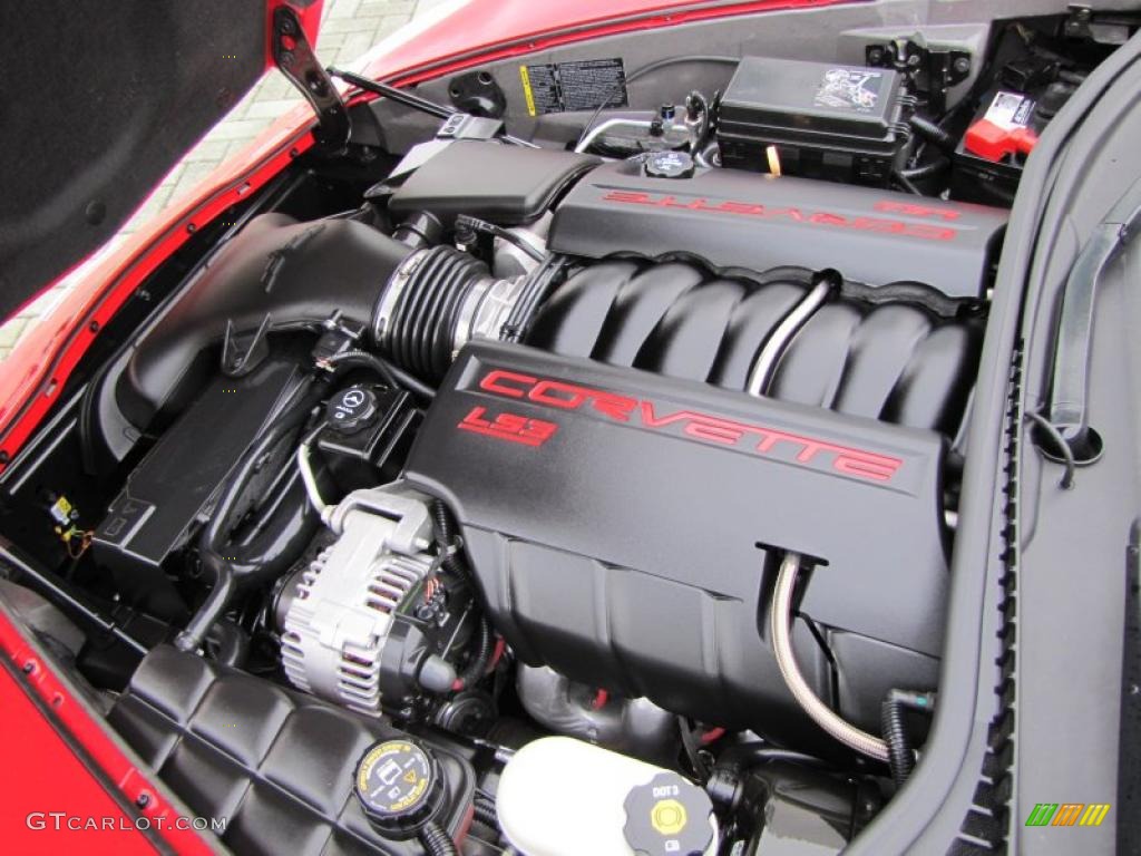 2008 Chevrolet Corvette Coupe 6.2 Liter OHV 16-Valve LS3 V8 Engine Photo #46670465