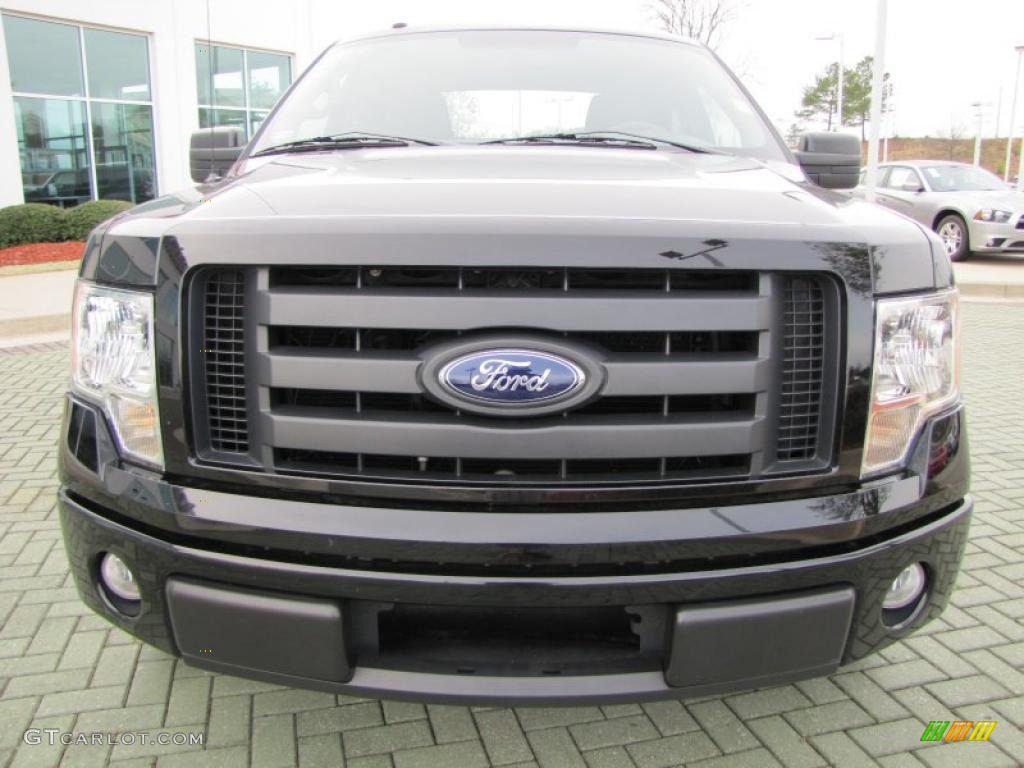 Black 2009 Ford F150 STX SuperCab Exterior Photo #46671071