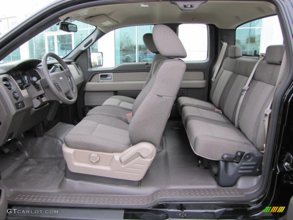 Stone/Medium Stone Interior 2009 Ford F150 STX SuperCab Photo #46671157