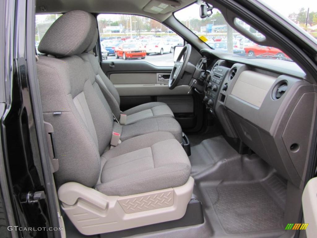 Stone/Medium Stone Interior 2009 Ford F150 STX SuperCab Photo #46671203