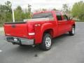 Fire Red 2007 GMC Sierra 1500 SLE Crew Cab 4x4 Exterior