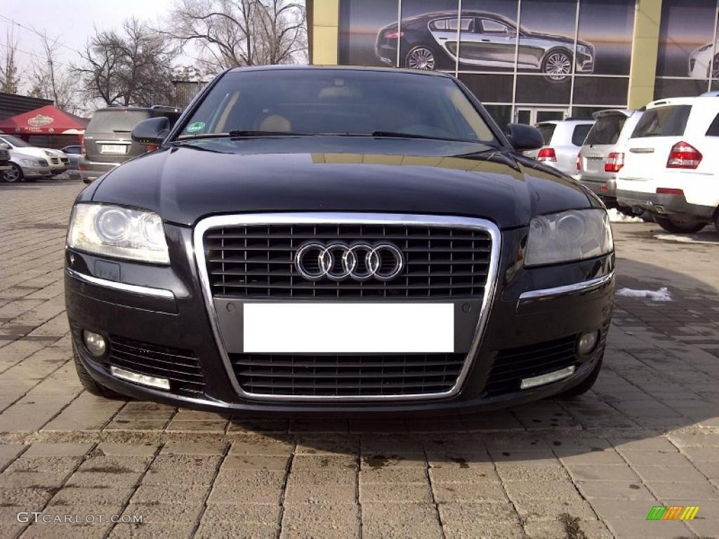 2005 A8 4.2 quattro - Oyster Grey Metallic / Black/Amaretto photo #4