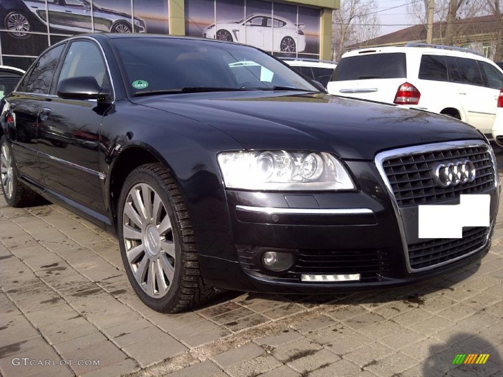 2005 A8 4.2 quattro - Oyster Grey Metallic / Black/Amaretto photo #6