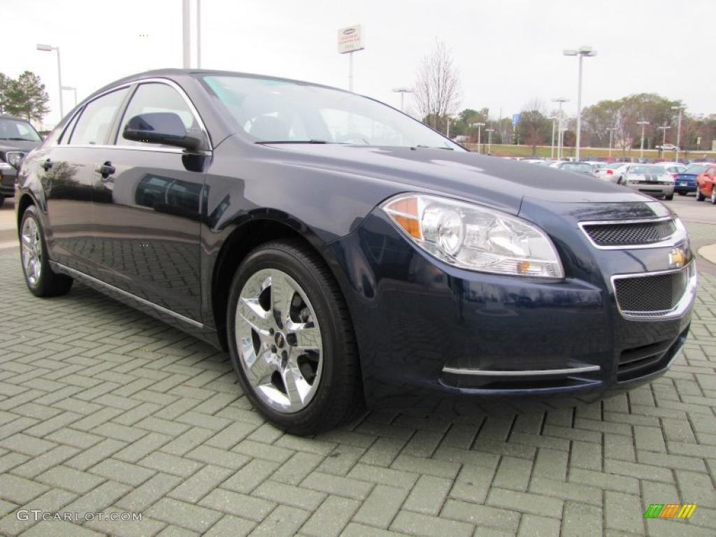 2010 Malibu LT Sedan - Imperial Blue Metallic / Ebony photo #7