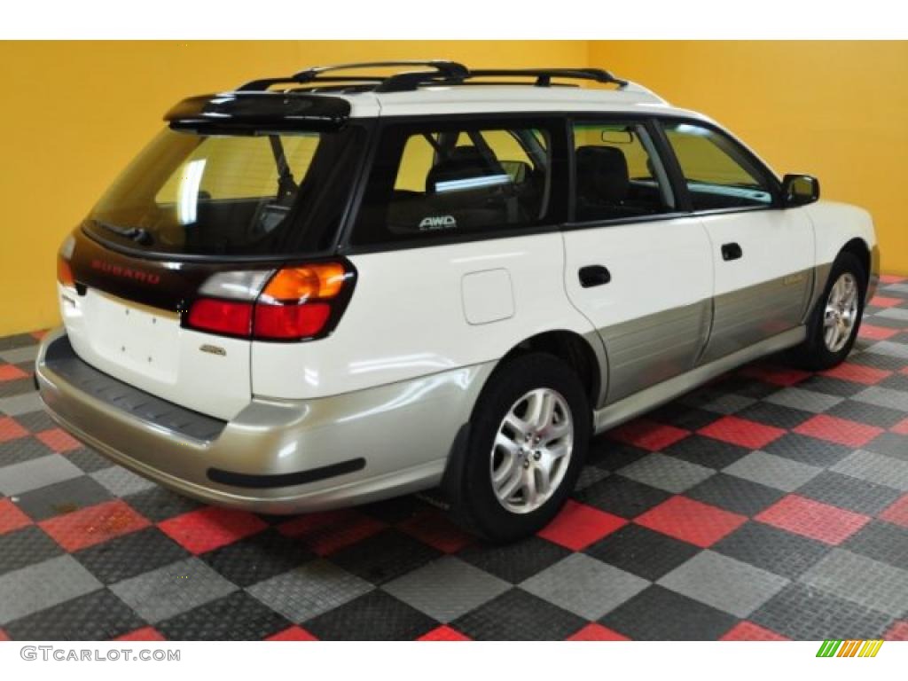 2000 Outback Wagon - White Birch / Black photo #4