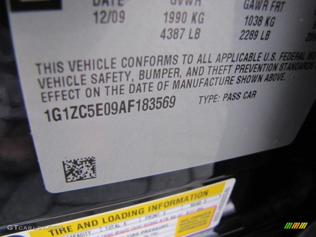 2010 Malibu LT Sedan - Imperial Blue Metallic / Ebony photo #29