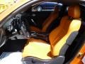 Burnt Orange/Carbon Black 2003 Nissan 350Z Touring Coupe Interior