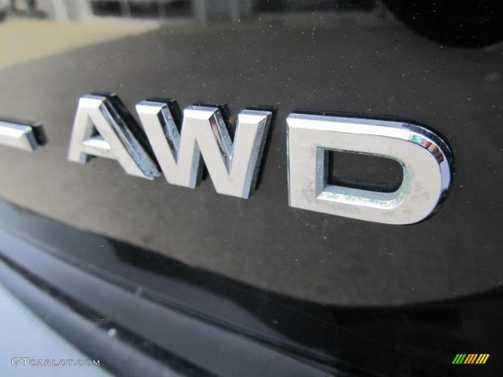 2009 Murano SL AWD - Super Black / Beige photo #5