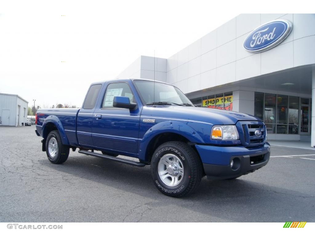 Vista Blue Metallic Ford Ranger