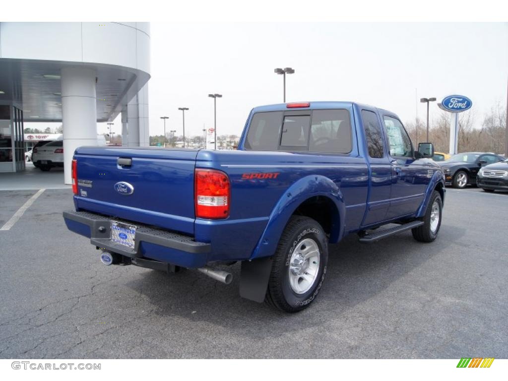 2011 Ranger Sport SuperCab - Vista Blue Metallic / Medium Dark Flint photo #3