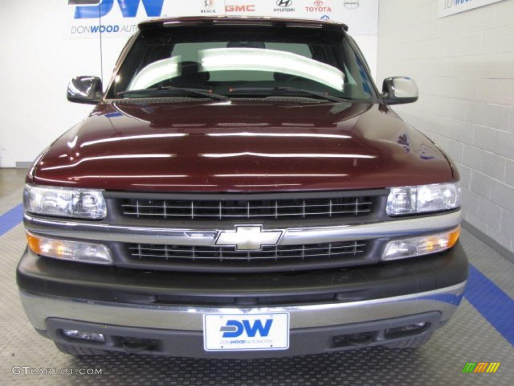 1999 Silverado 1500 LS Z71 Extended Cab 4x4 - Dark Carmine Red Metallic / Graphite photo #7