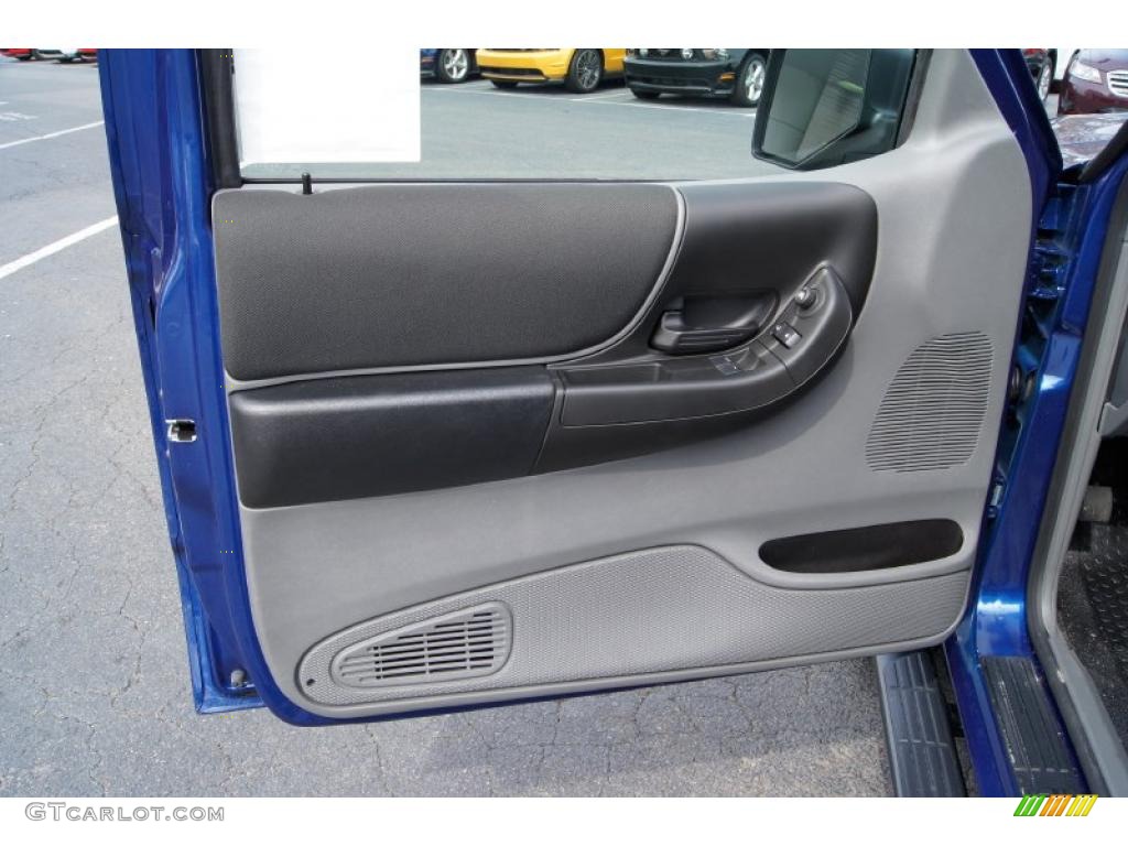 2011 Ford Ranger Sport SuperCab Medium Dark Flint Door Panel Photo #46674074