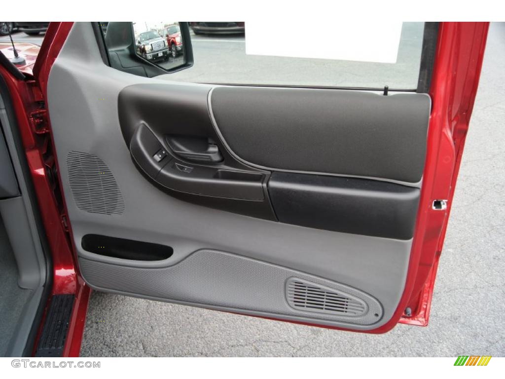 2011 Ford Ranger XLT SuperCab Medium Dark Flint Door Panel Photo #46674440
