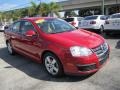 2008 Salsa Red Volkswagen Jetta SE Sedan  photo #7